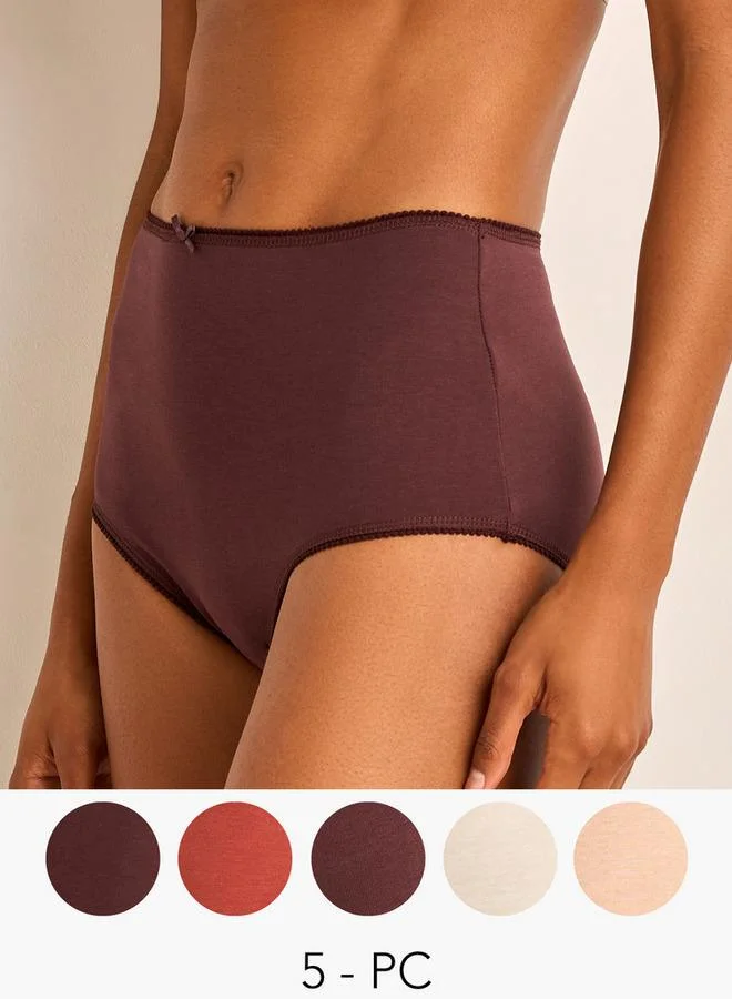 سبلاش فيڤ Set of 5 - Full Briefs with Bow Detail